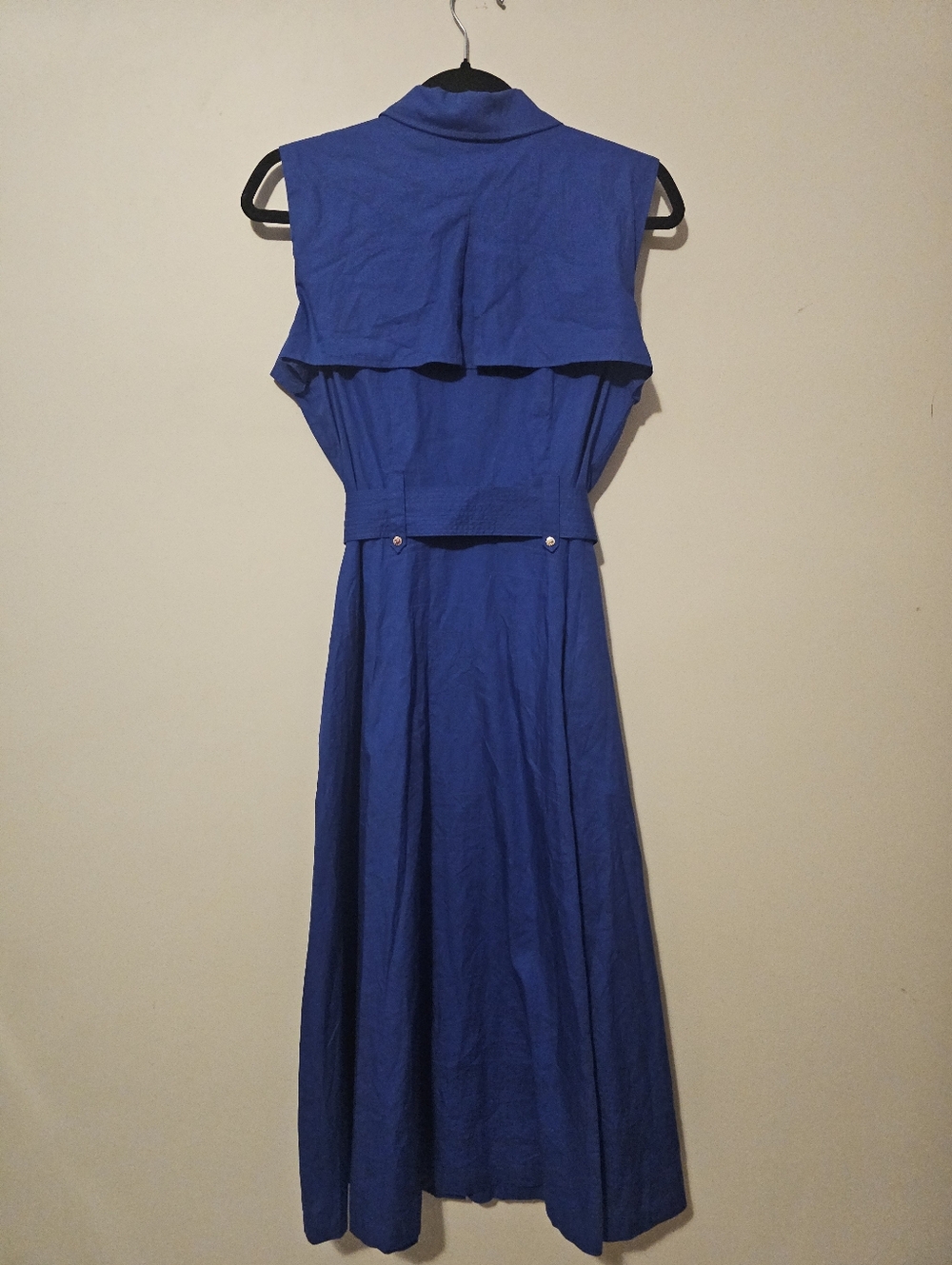 Karl Lagerfeld Paris Belted Trench Style Midi Dress Size 6 - Picture 5 of 11
